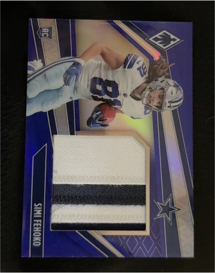 2021 Panini Phoenix #Simi Fehoko Rookie Patch — front