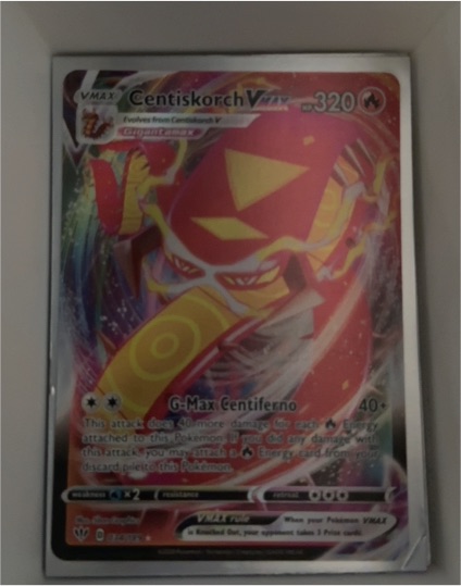 2020 Pokémon Darkness Ablaze #034 Centiskorch VMAX — front