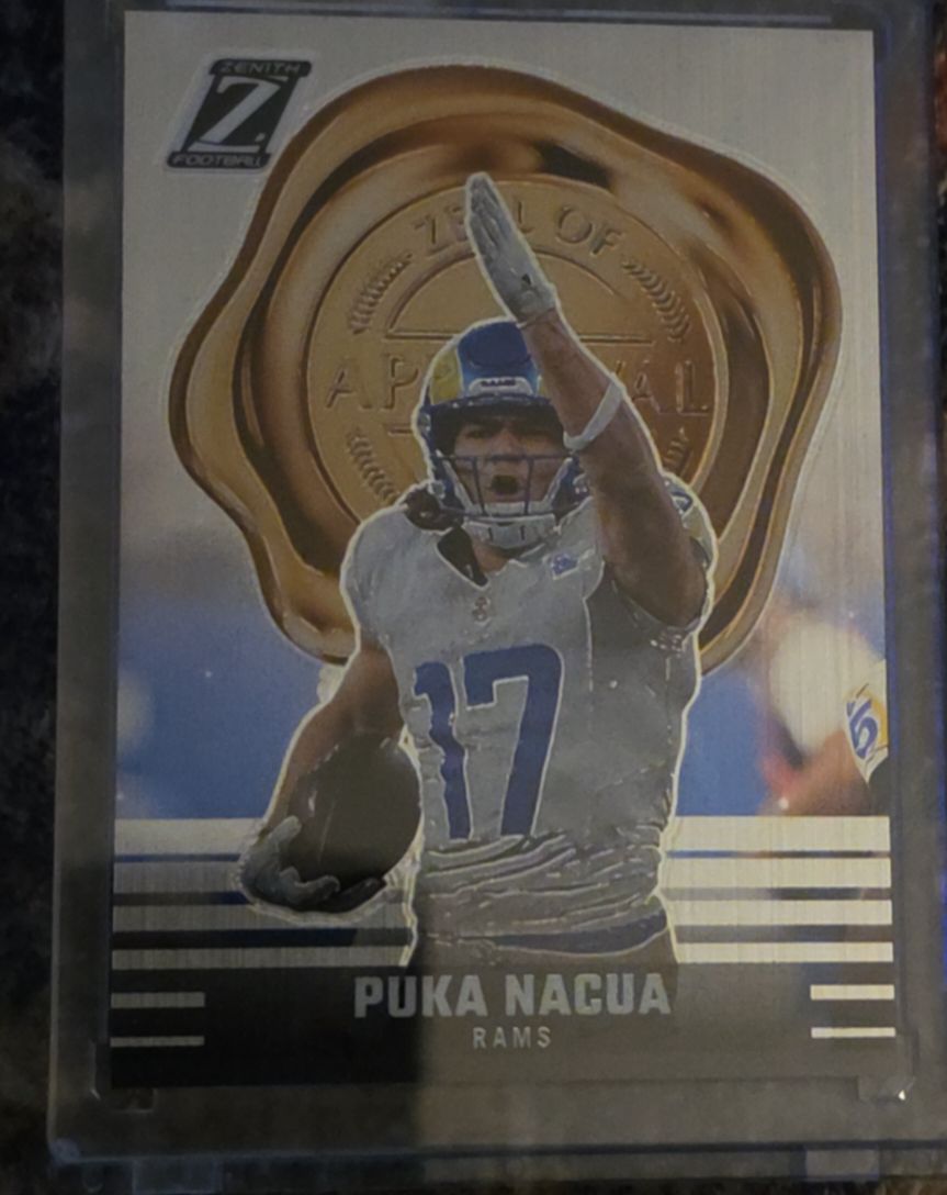 2023 Panini Zenith #30 Puka Nacua Zeal of Approval — front