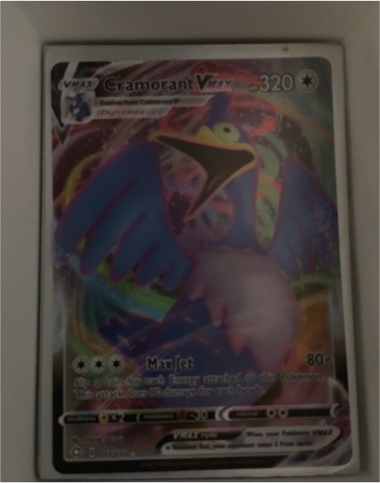 2020 Pokemon Shining Fates #055 Cramorant VMAX — front