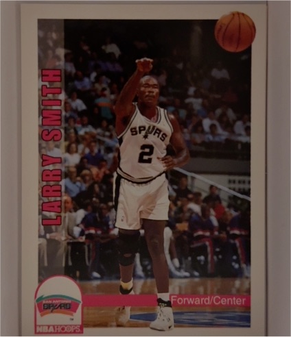1992-93 NBA Hoops #468 Larry Smith — front