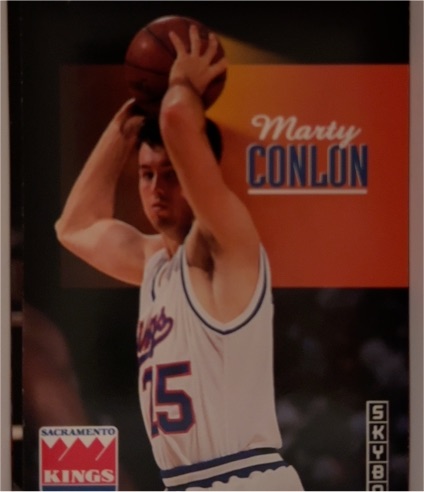 1992-93 SkyBox #395 Marty Conlon Sacramento Kings — front