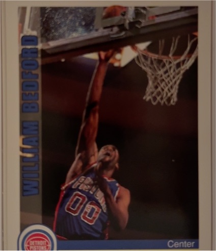 1992-93 Hoops #63 William Bedford — front