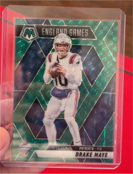 2025 Panini Mosaic #258 Drake Maye England Games — front