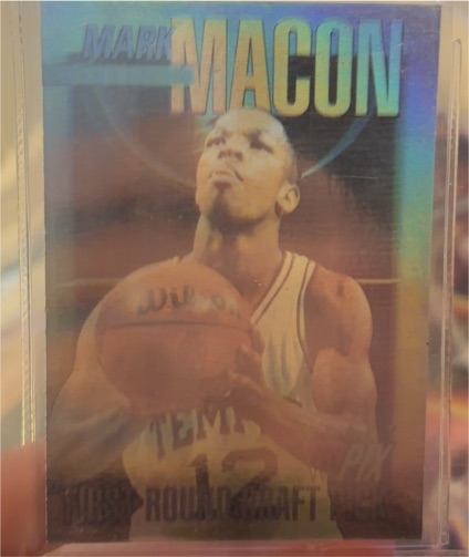 1991 Courtside Draft Pix #3 Mark Macon — front