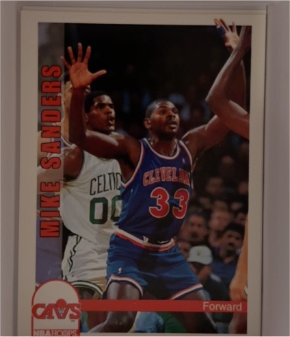 1992-93 Hoops #368 Mike Sanders — front