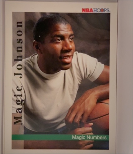 1992-93 Hoops #331 Magic Johnson — front