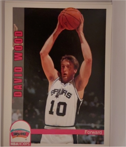1992-93 Hoops #469 David Wood — front