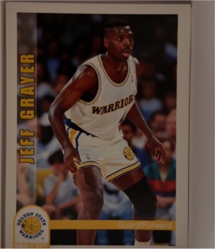 1992-93 Hoops #386 Jeff Grayer — front