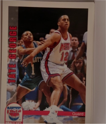 1992-93 Hoops #428 Tate George — front