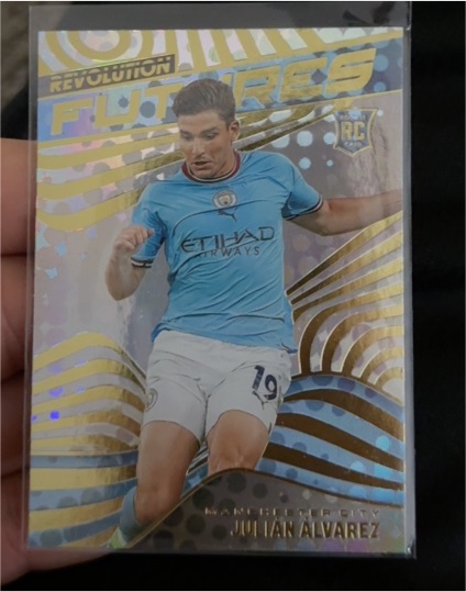 2022-23 Panini Revolution Premier League Futures #12 Julian Alvarez — front