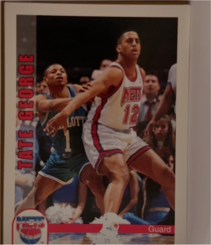 1992-93 Hoops #428 Tate George — front