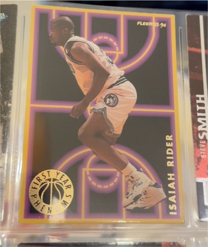 1993-94 Fleer First Year Phenoms #8 Isaiah Rider — front