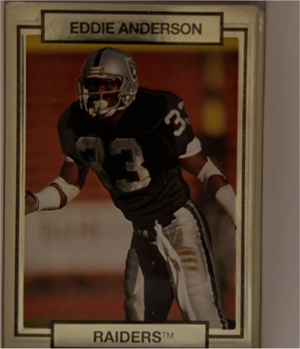 1990 Action Packed #122 Eddie Anderson — front