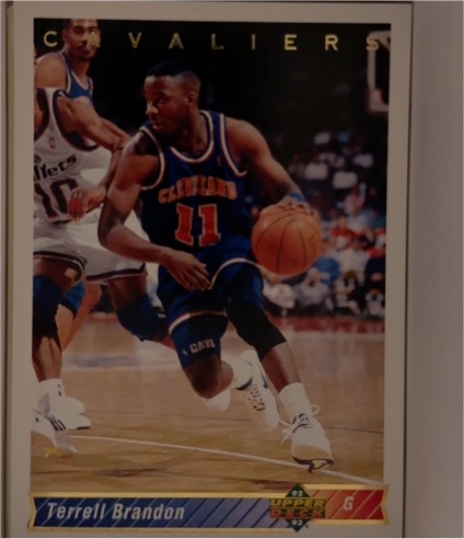 1992-93 Upper Deck #245 Terrell Brandon — front