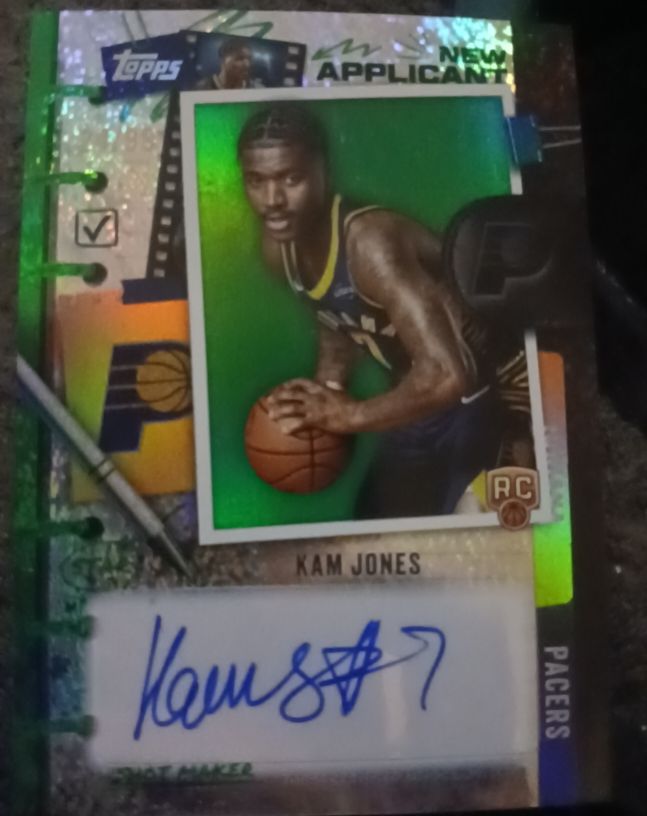 2025-26 Topps New Applicants Autographs #NA-KO Kam Jones — front