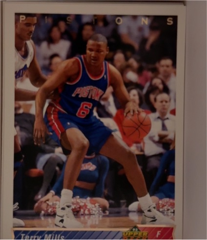 1992-93 Upper Deck #349 Terry Mills — front