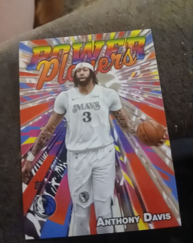 2025-26 Topps #PP-13 Anthony Davis Power Players — front