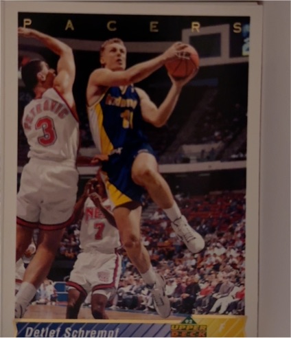 1992-93 Upper Deck #169 Detlef Schrempf — front