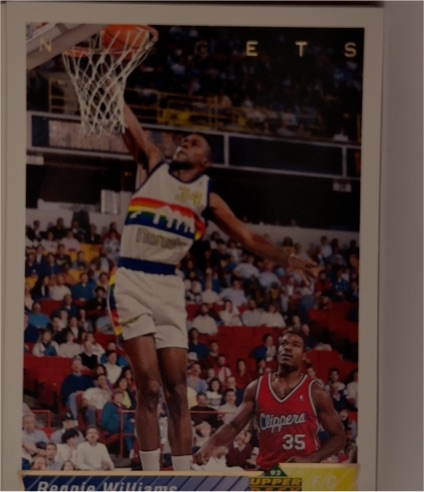 1992-93 Upper Deck #113 Reggie Williams Denver Nuggets — front