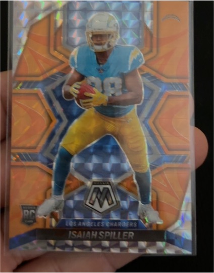 2022 Panini Mosaic #310 Isaiah Spiller — front