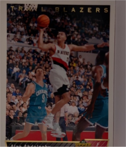 1992-93 Upper Deck #70 Alaa Abdelnaby Portland Trail Blazers — front