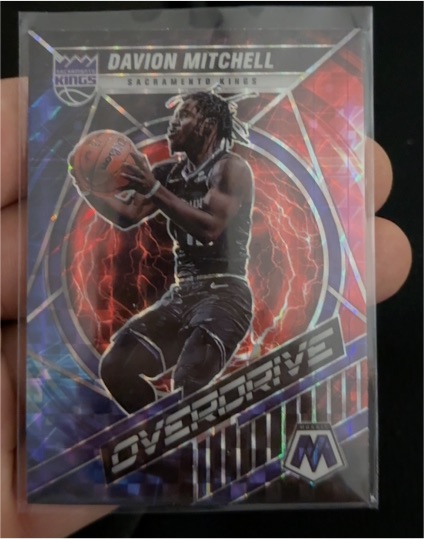 2021-22 Panini Mosaic Overdrive #24 Davion Mitchell — front