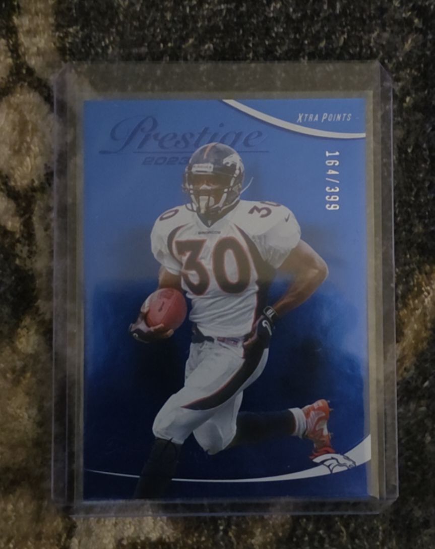 2023 Panini Prestige #164 Terrell Davis Xtra Points Premium Blue — front