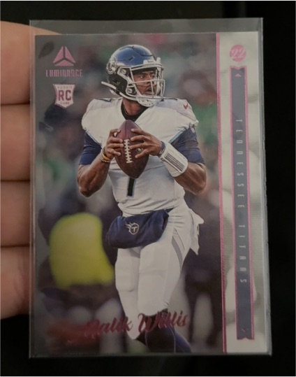 2022 Panini Chronicles Luminance #201 Malik Willis — front