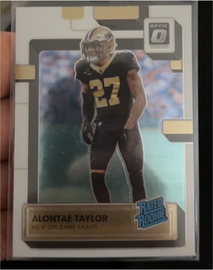 2022 Donruss Optic #300 Alontae Taylor — front