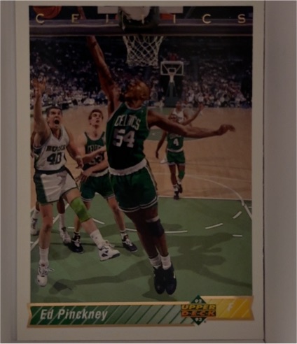 1992-93 Upper Deck #257 Ed Pinckney Boston Celtics — front