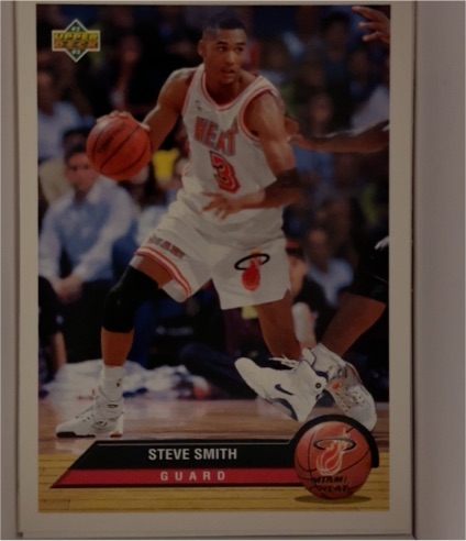 1992-93 Upper Deck McDonald's #P24 Steve Smith Miami Heat — front