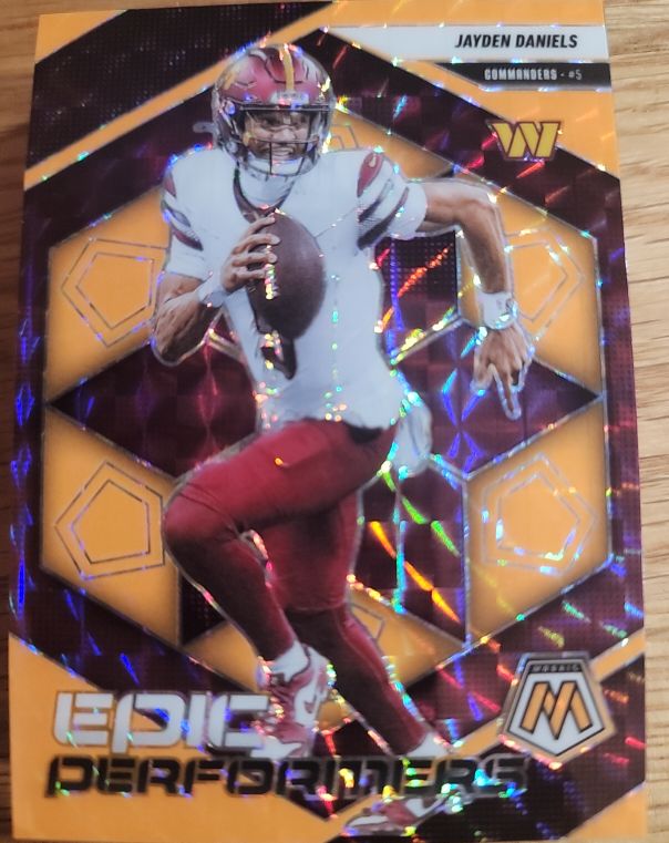 2025 Panini Mosaic Epic Performers #20 Jayden Daniels — front