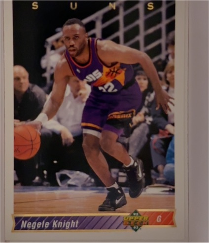 1992-93 Upper Deck #390 Negele Knight — front
