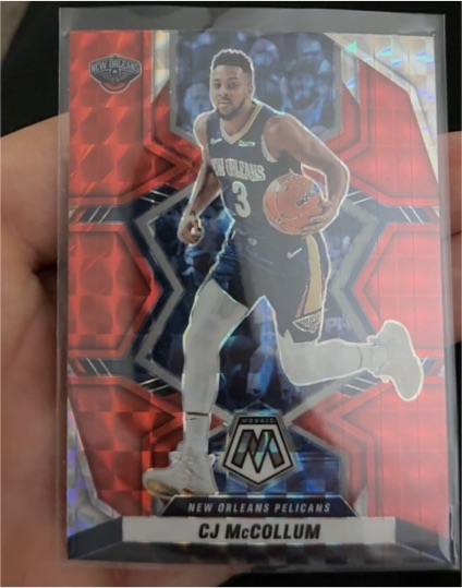 2021-22 Panini Mosaic #5 CJ McCollum — front