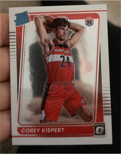 2021-22 Panini Donruss Optic #183 Corey Kispert — front