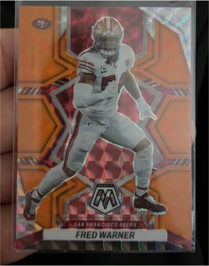 2022 Panini Mosaic #222 Fred Warner — front