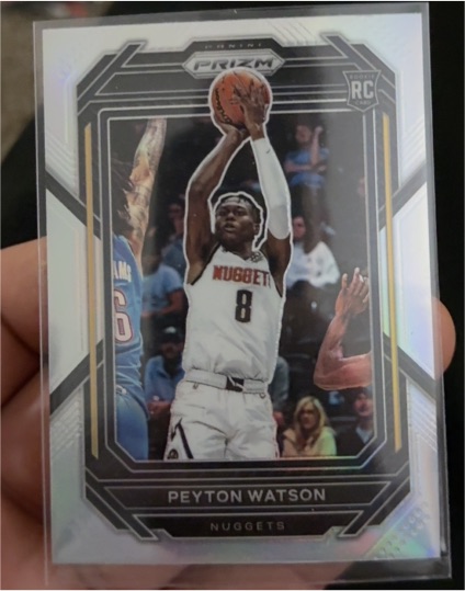 2022-23 Panini Prizm #259 Peyton Watson — front