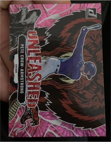 2023 Donruss #U10 Pete Crow-Armstrong Unleashed Pink Fireworks — front