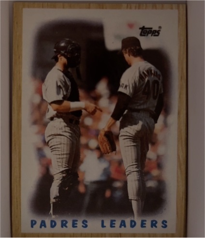 1987 Topps #81 Padres Leaders Terry Kennedy / Andy Hawkins — front