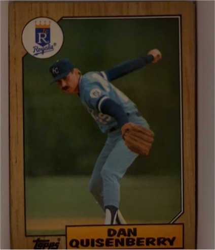 1987 Topps #714 Dan Quisenberry — front