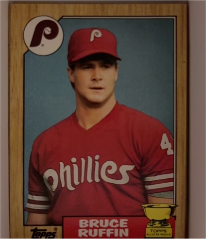 1987 Topps #499 Bruce Ruffin — front