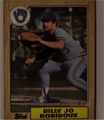 1987 Topps #401 Billy Jo Robidoux — front