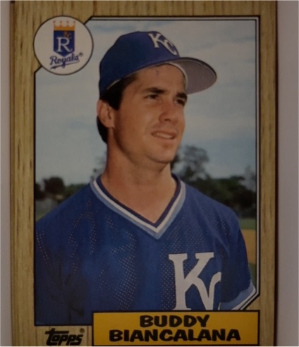1987 Topps #554 Buddy Biancalana — front
