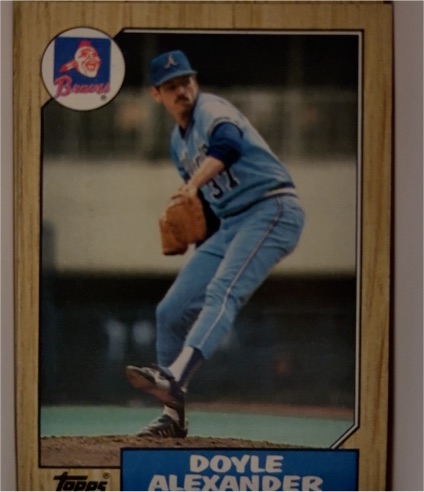 1987 Topps #686 Doyle Alexander — front