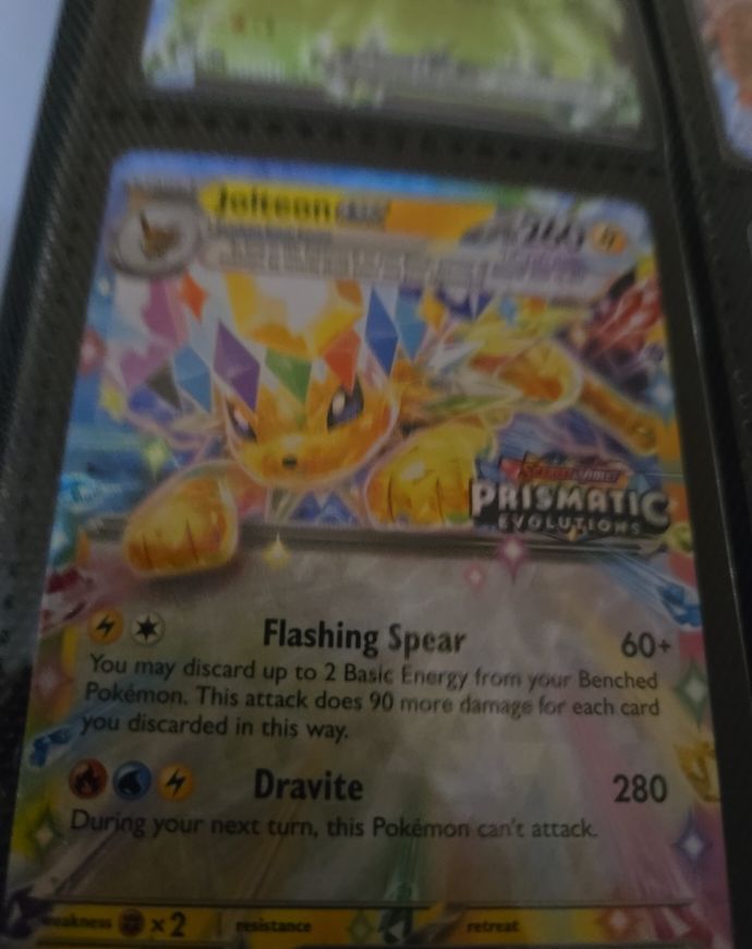 2025 Pokemon TCG Prismatic Evolutions #030 Jolteon ex — front