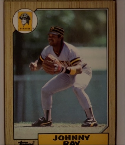 1987 Topps #747 Johnny Ray — front