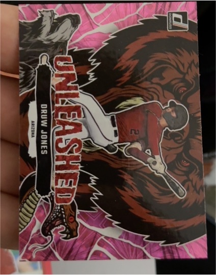 2023 Donruss #U9 Druw Jones Unleashed Pink Fireworks — front