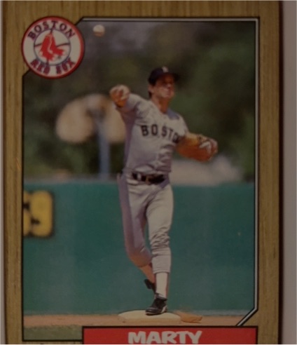 1987 Topps #39 Marty Barrett — front
