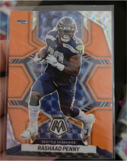 2022 Panini Mosaic #M Rashaad Penny — front